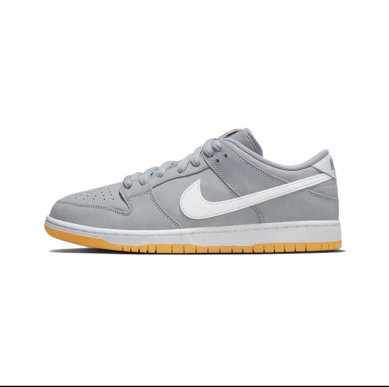 Nike SB Dunk Low Pro ISO Orange Label Wolf Grey Gum DV5464-001