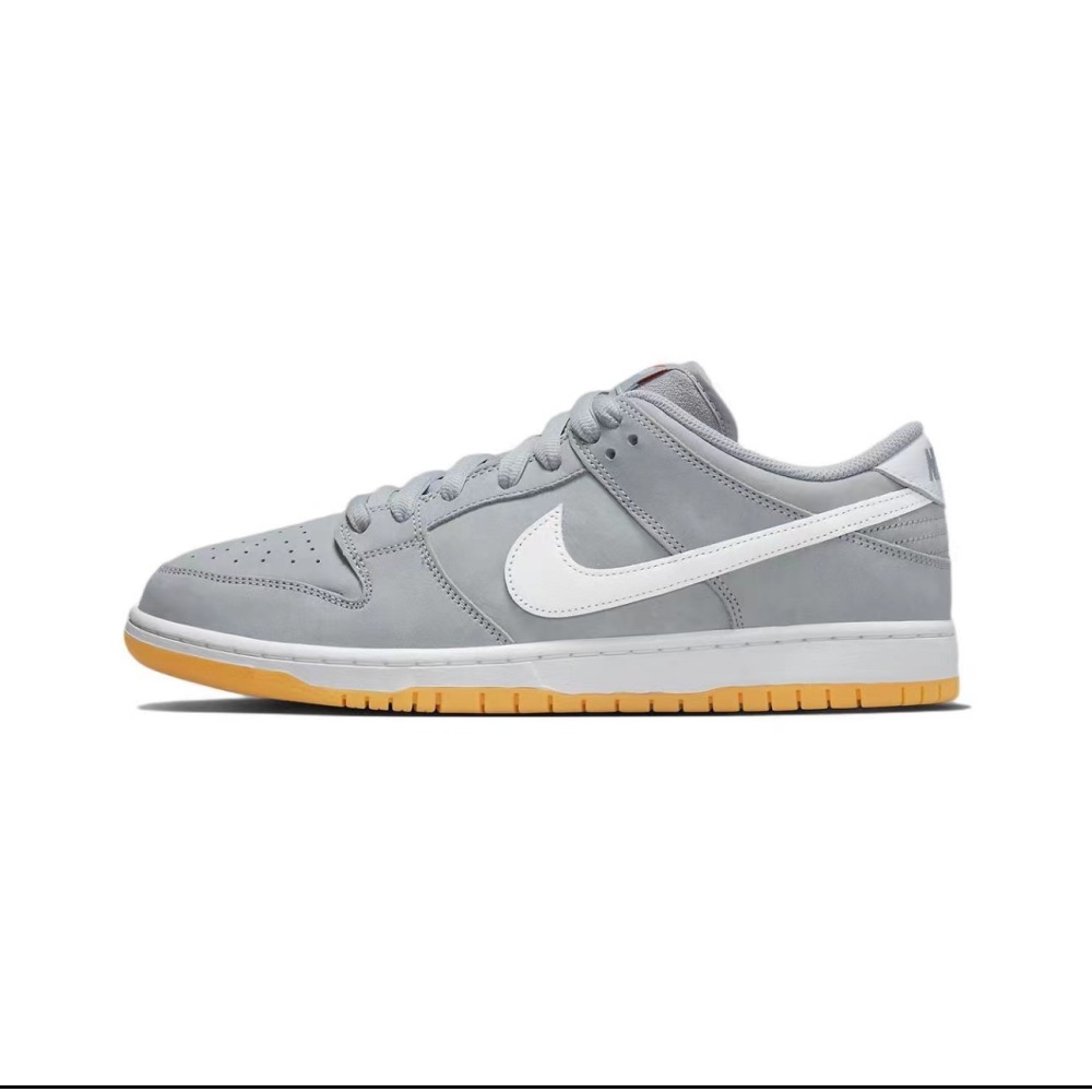 Nike SB Dunk Low Pro ISO Orange Label Wolf Grey Gum DV5464-001