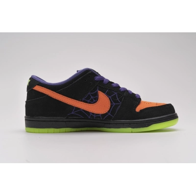 LJR Nike SB Dunk Low Night of Mischief Halloween BQ6817-006 02