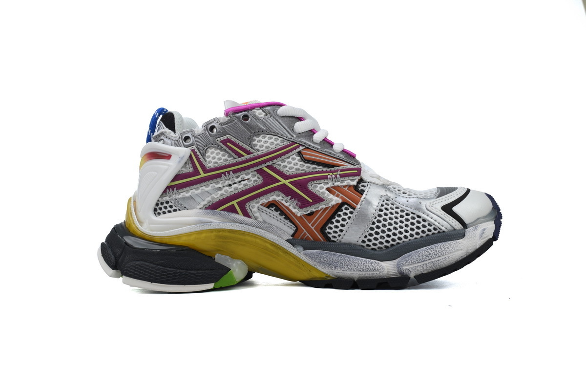  677403 W3RB6 8123    Balenciaga Runner Silver Purple