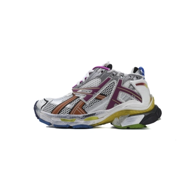  677403 W3RB6 8123    Balenciaga Runner Silver Purple 01
