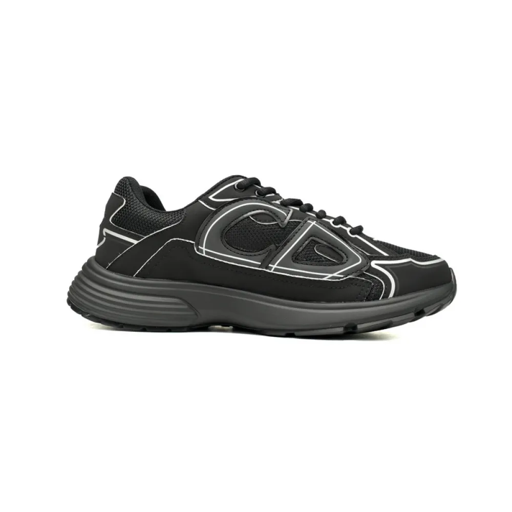 Dior Light Grey 'B30' Sneakers New Reflective 3SN27ZIR-16536	