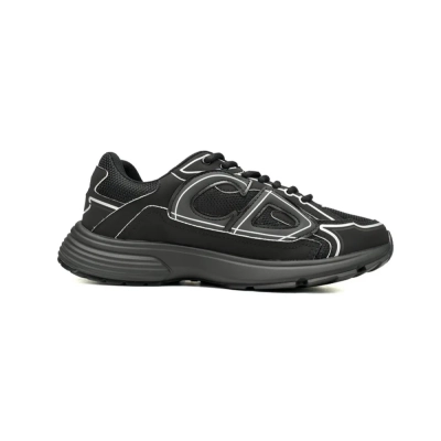 Dior Light Grey 'B30' Sneakers New Reflective 3SN27ZIR-16536	 02