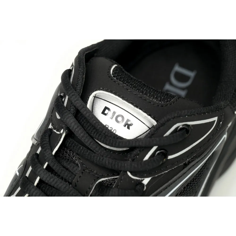 Dior Light Grey 'B30' Sneakers New Reflective 3SN27ZIR-16536	