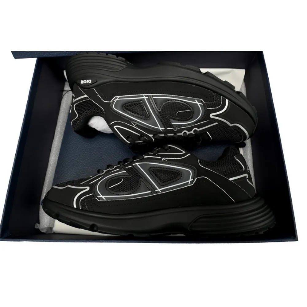 Dior Light Grey 'B30' Sneakers New Reflective 3SN27ZIR-16536	