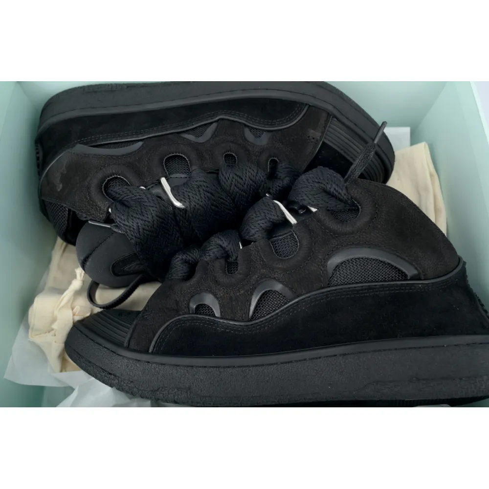 Lanvin Leather Curb All Black