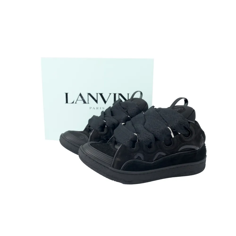 Lanvin Leather Curb All Black