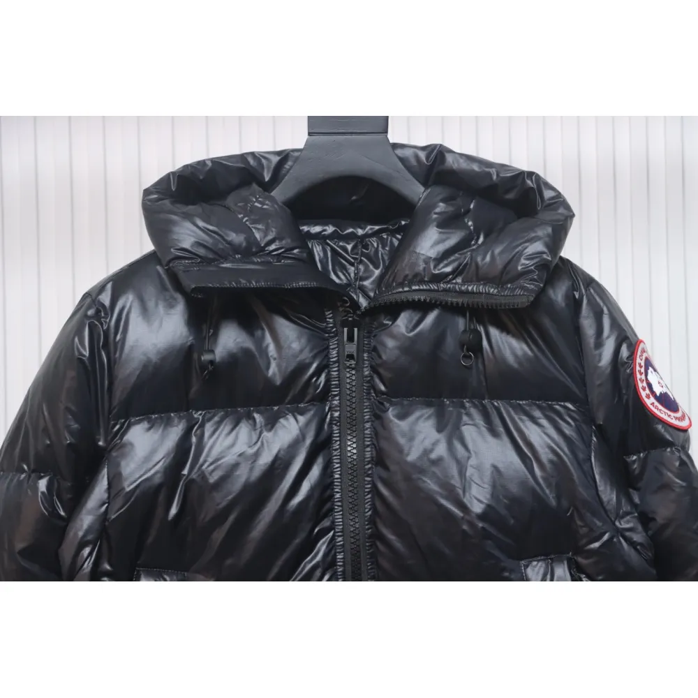CANADA GOOSE Crofton Quilted Recycled-Nylon Ripstop Down Jacket Black