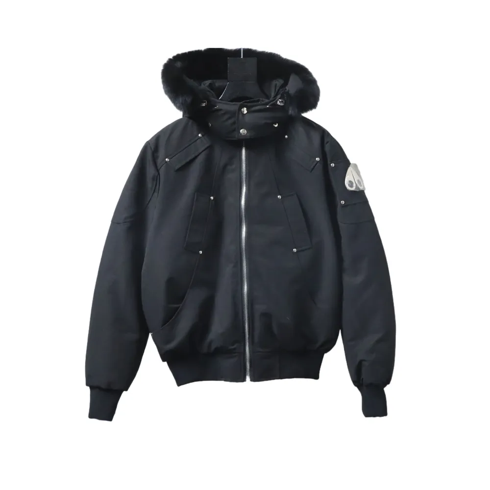 Moose knuckles Men's down jacket black