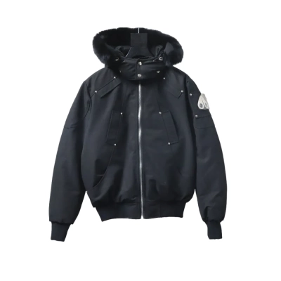 Moose knuckles Men's down jacket black 01