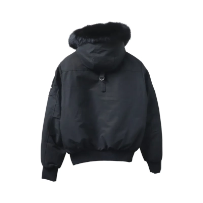 Moose knuckles Men's down jacket black 02