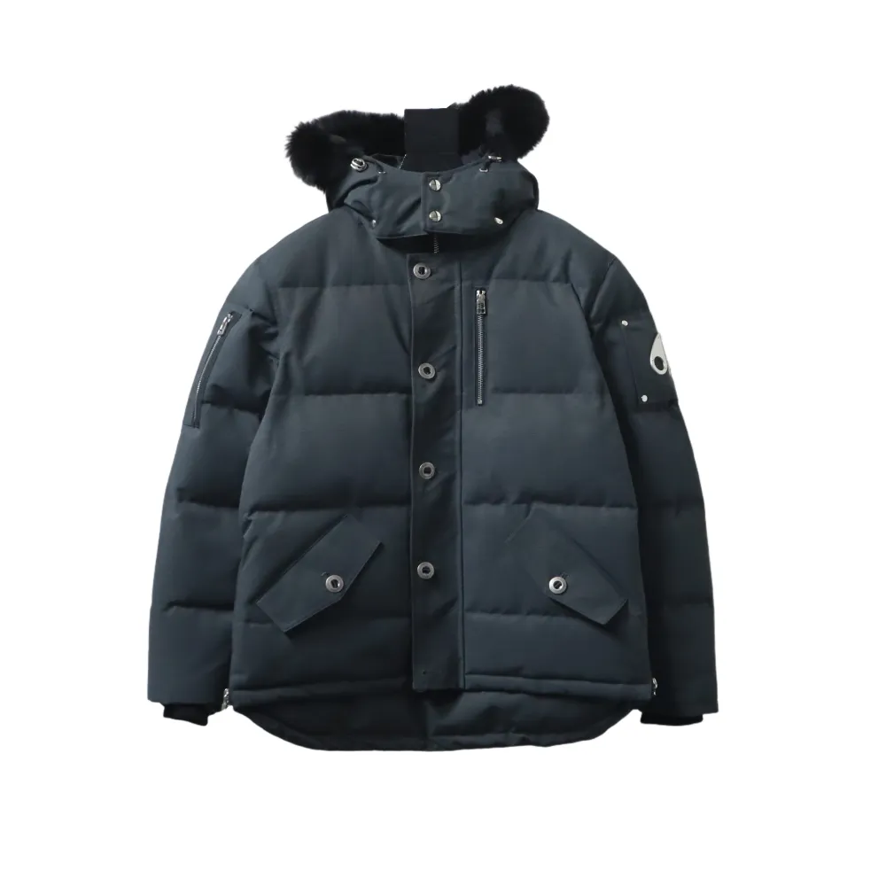 Moose knuckles Men's down jacket grey