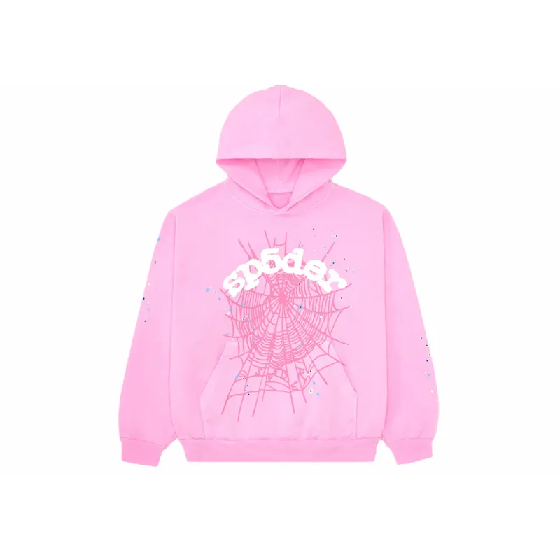 Sp5der pink tracksuit suit1