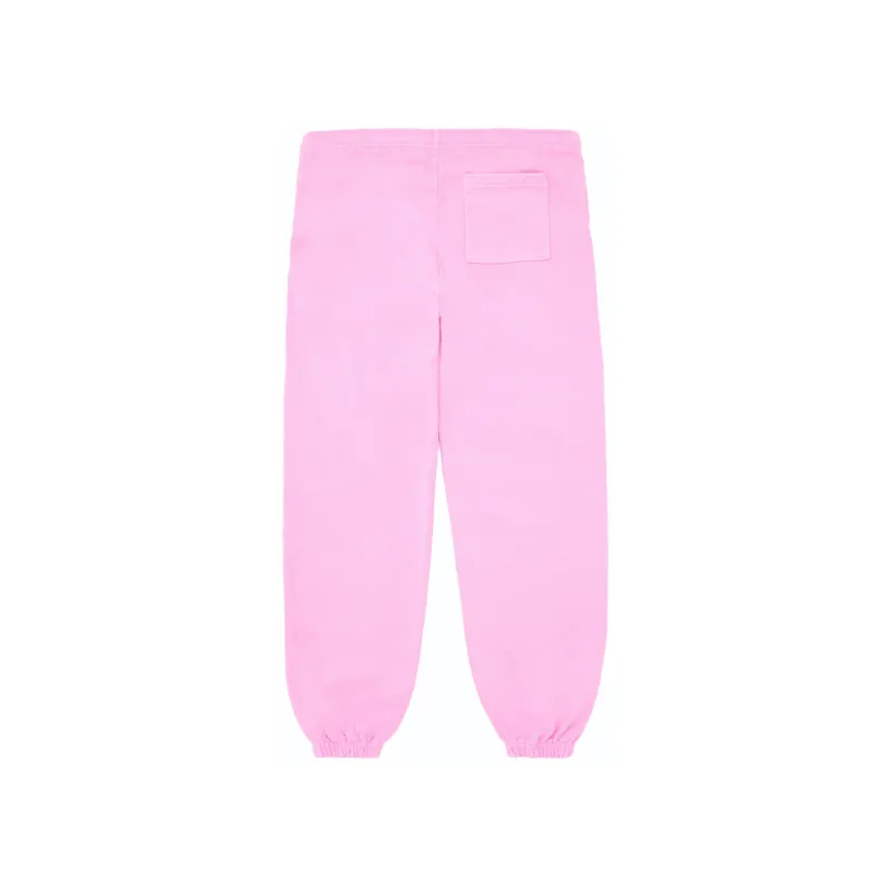 Sp5der pink tracksuit suit1