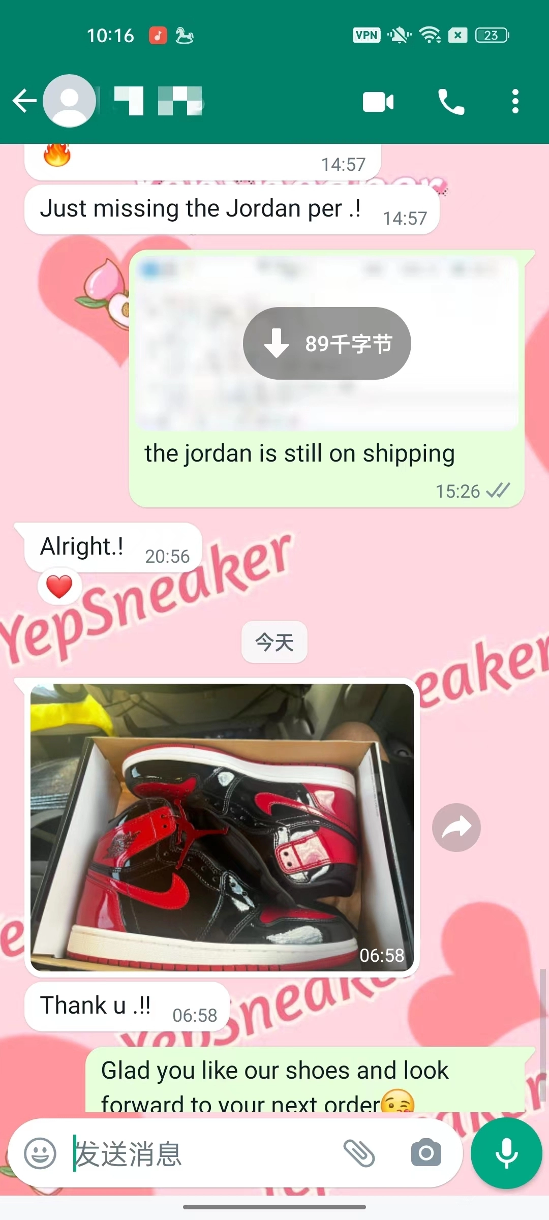 Customer feedback on  Air Jordan 1 High OG Bred Patent 555088-063