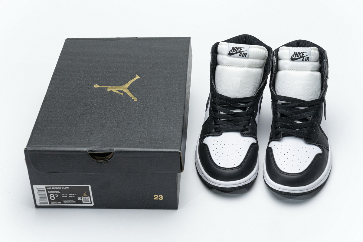 Coco Shoes Air Jordan 1 Retro High Black White 555088-010 - Cocoshoesvip.net
