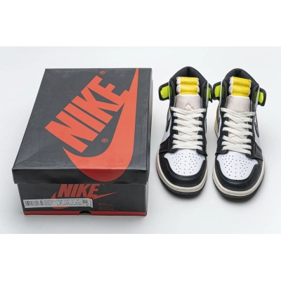 Air Jordan 1 Retro High White Black Volt University Gold 555088-118 02