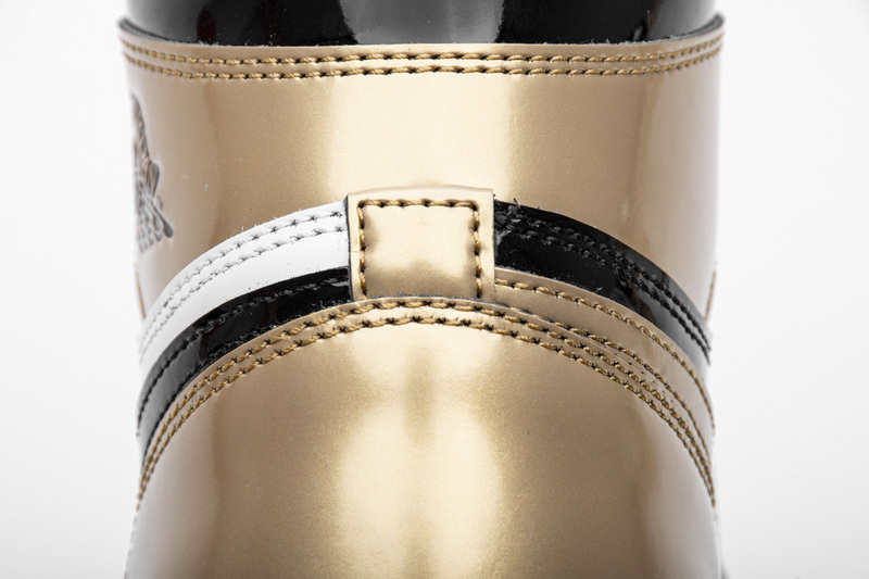 Coco Shoes Air Jordan 1 Retro High NRG Patent Gold Toe 861428-007 - Cocoshoesvip.net