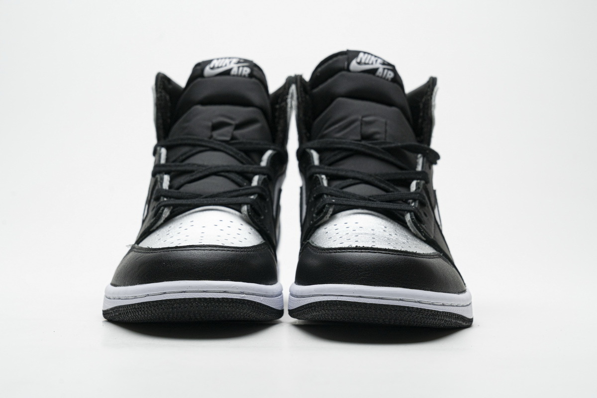 Coco Shoes Air Jordan 1 Retro High Silver Toe CD0461-001 - Cocoshoesvip.net