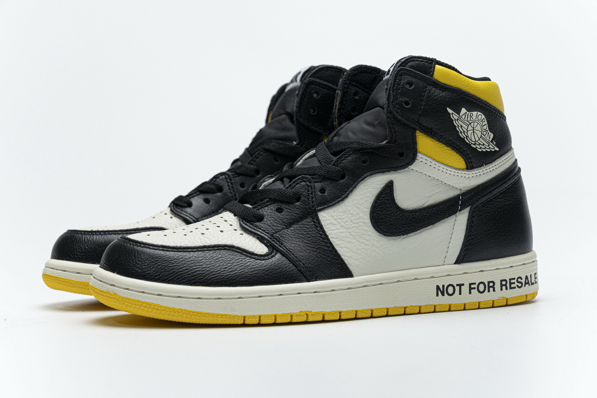 Coco Shoes Air Jordan 1 Retro High Not for Resale Varsity Maize 861428-107 - Cocoshoesvip.net