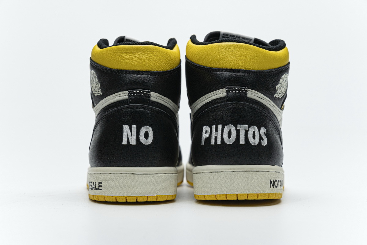 Coco Shoes Air Jordan 1 Retro High Not for Resale Varsity Maize 861428-107 - Cocoshoesvip.net