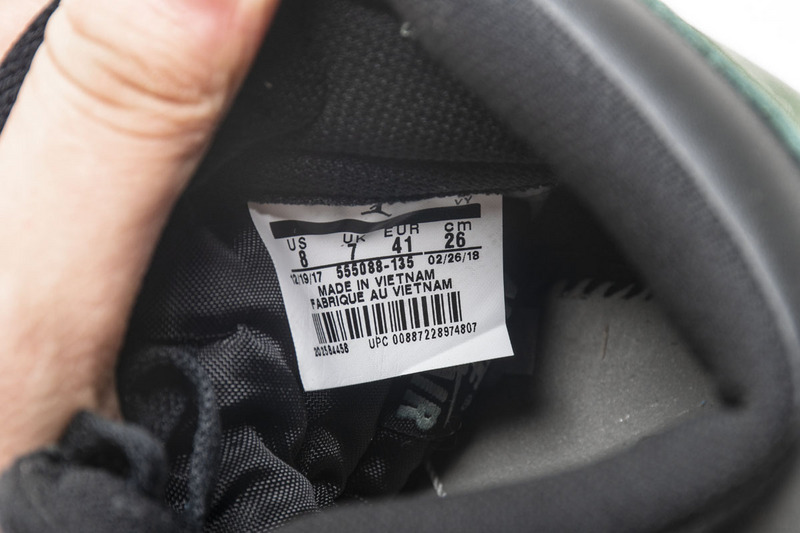 Coco Shoes Air Jordan 1 Retro High Clay Green 555088-135 - Cocoshoesvip.net