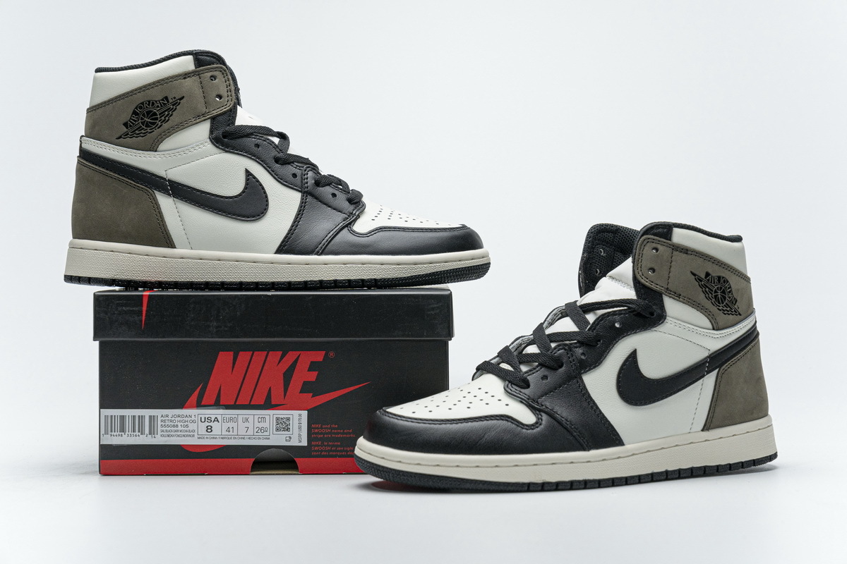 Coco Shoes Air Jordan 1 Retro High Dark Mocha 555088-105 - Cocoshoesvip.net