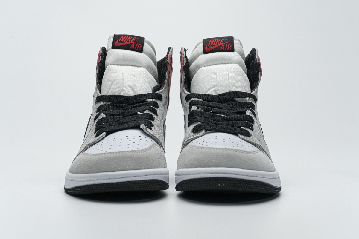 Coco Shoes Air Jordan 1 Retro High Light Smoke Grey 555088-126 - Cocoshoesvip.net