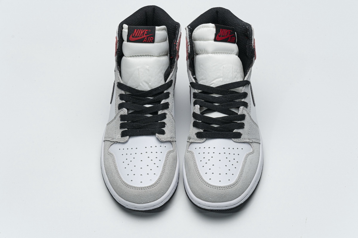 Coco Shoes Air Jordan 1 Retro High Light Smoke Grey 555088-126 - Cocoshoesvip.net