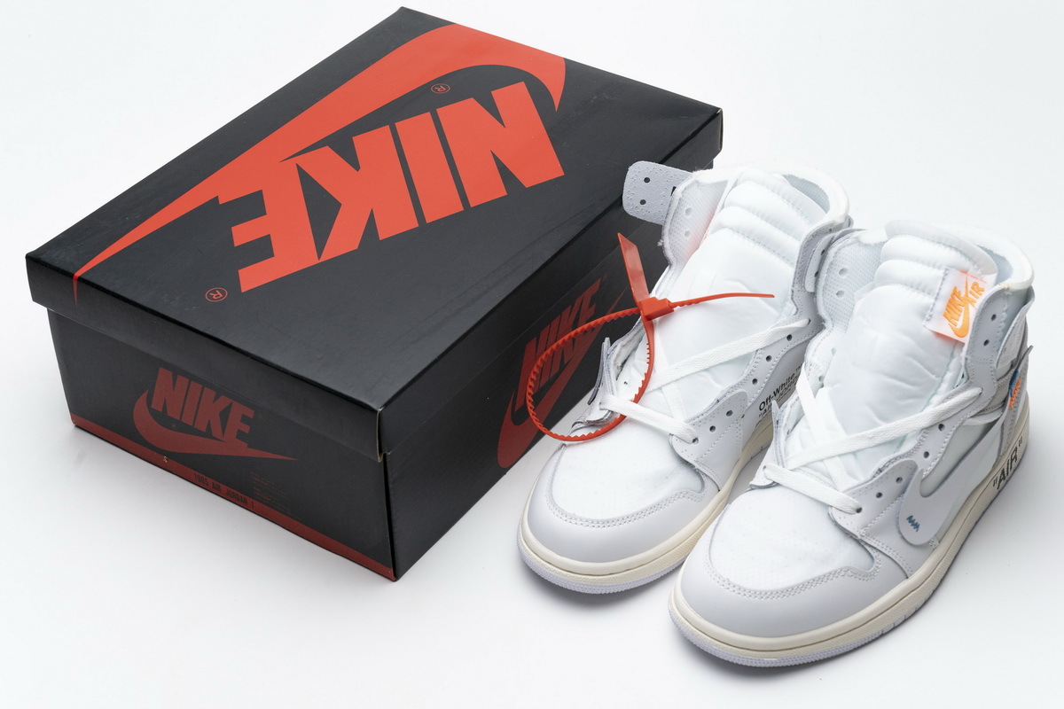 Coco Shoes Air Jordan 1 Retro High Off-White White AQ0818-100 - Cocoshoesvip.net