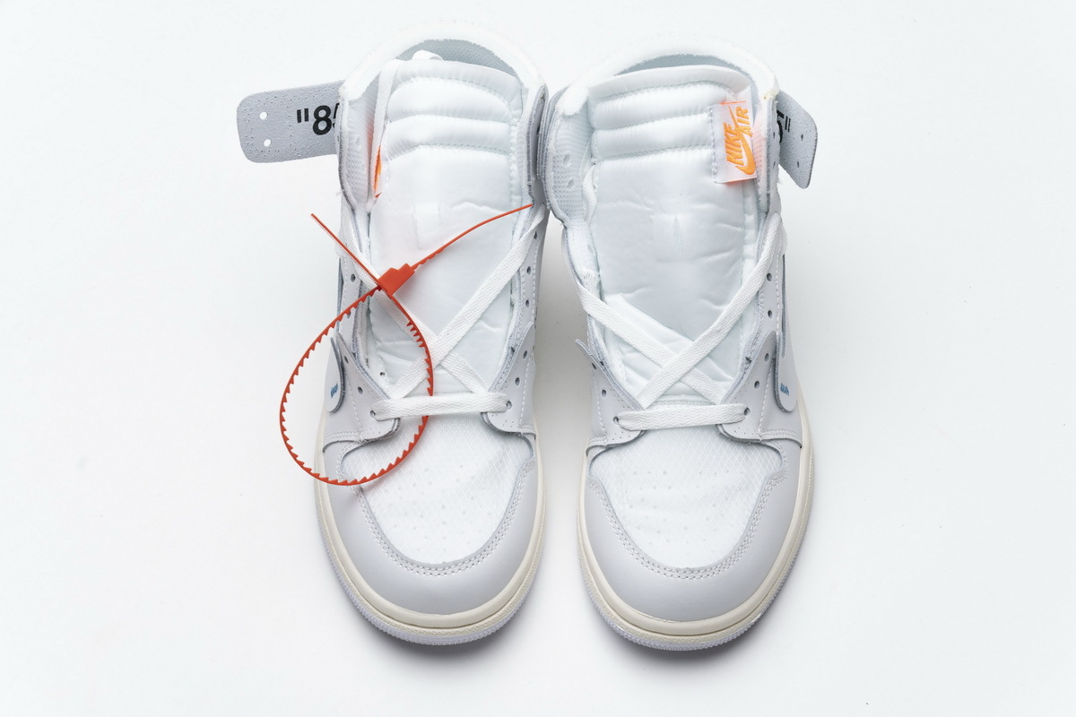 Coco Shoes Air Jordan 1 Retro High Off-White White AQ0818-100 - Cocoshoesvip.net