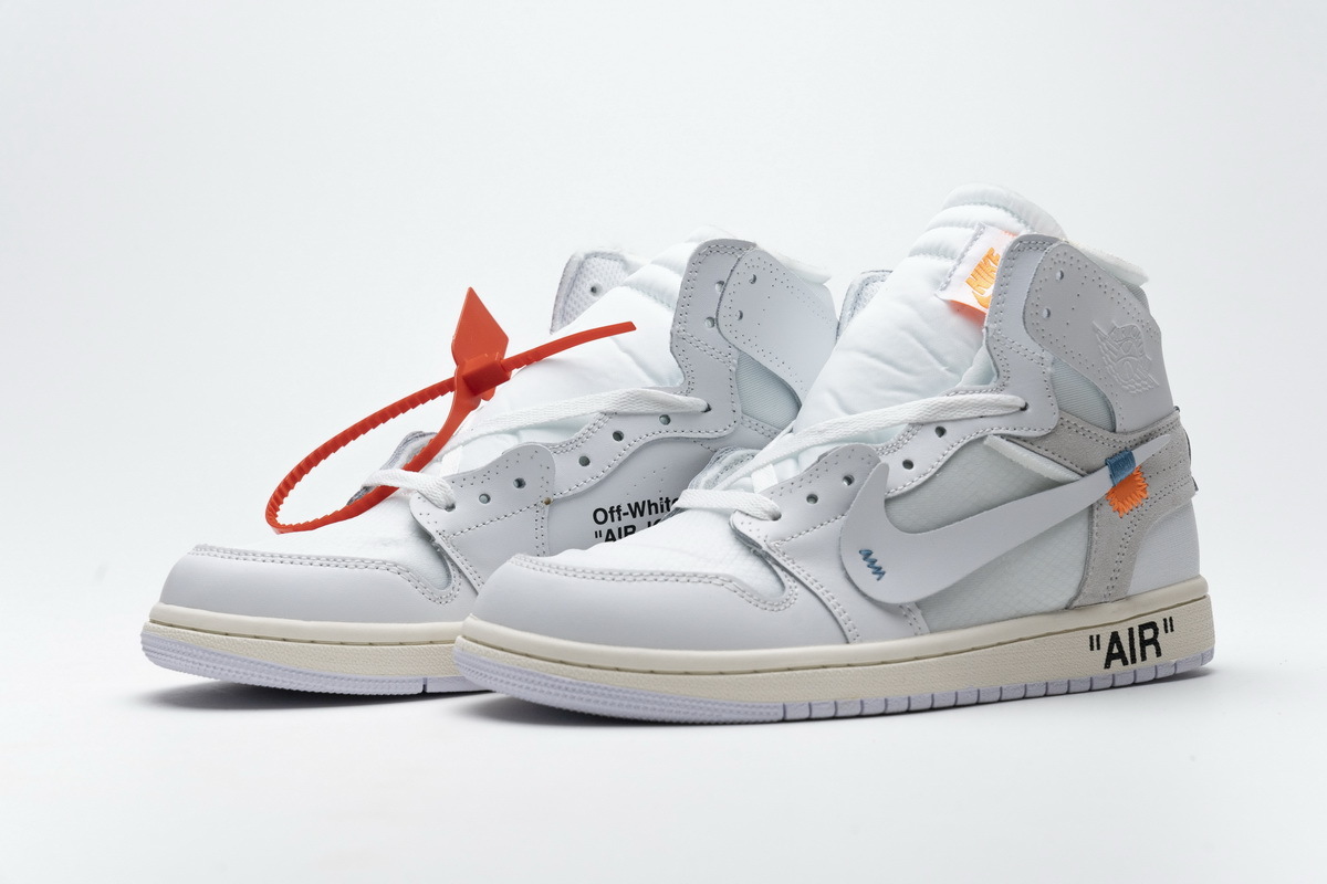 Coco Shoes Air Jordan 1 Retro High Off-White White AQ0818-100 - Cocoshoesvip.net