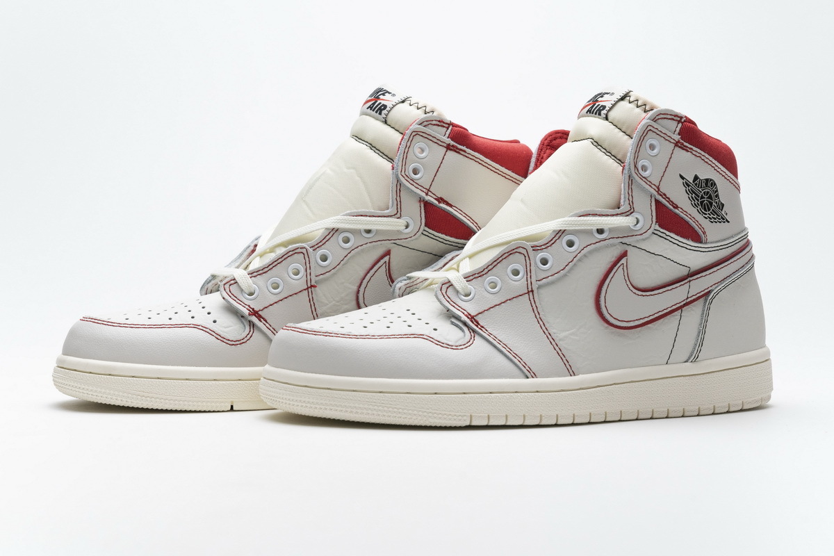 Coco Shoes Air Jordan 1 Retro High Phantom Gym Red 555088-160 - Cocoshoesvip.net