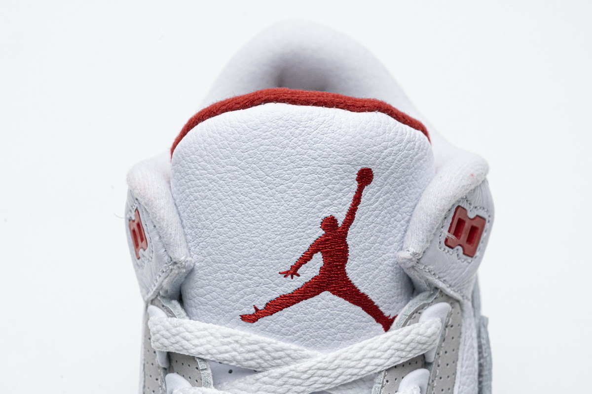 Coco Shoes Air Jordan 3 Retro Tinker White University Red CJ0939-100 - Cocoshoesvip.net