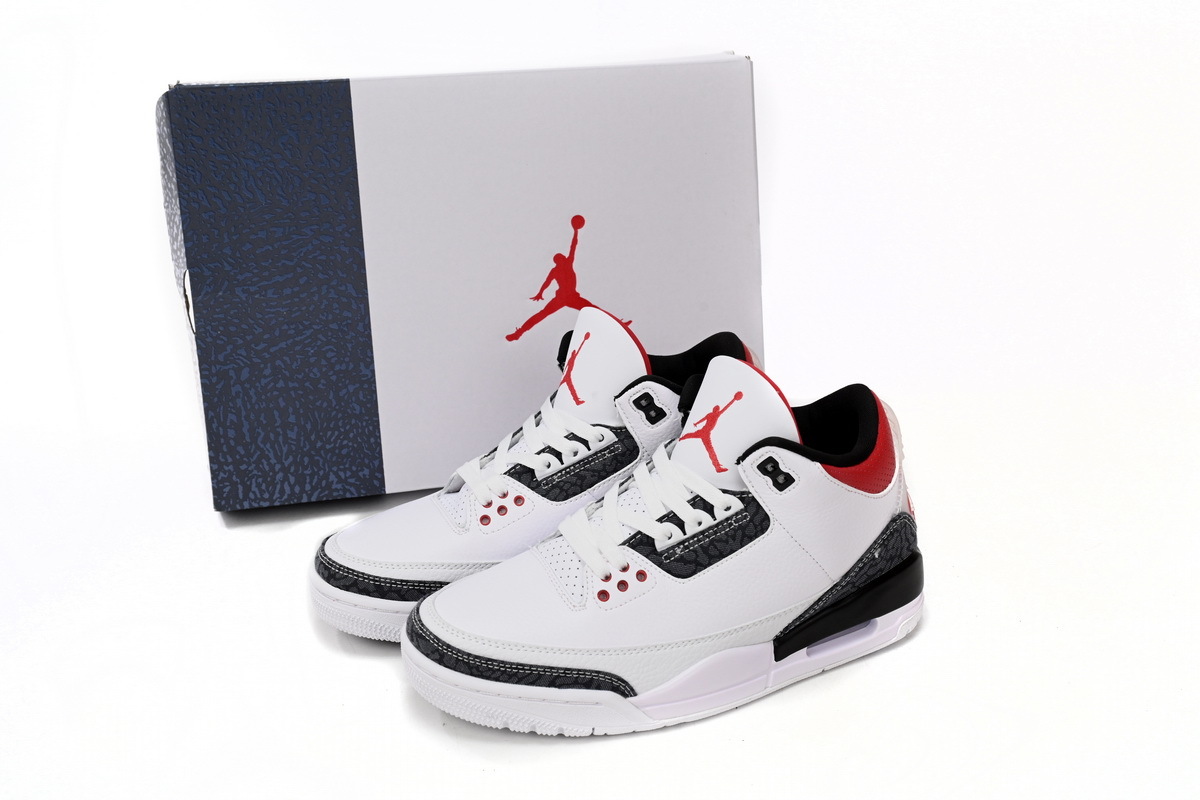 Coco Shoes Air Jordan 3 Retro SE Fire Red Denim CZ6431-100 - Cocoshoesvip.net