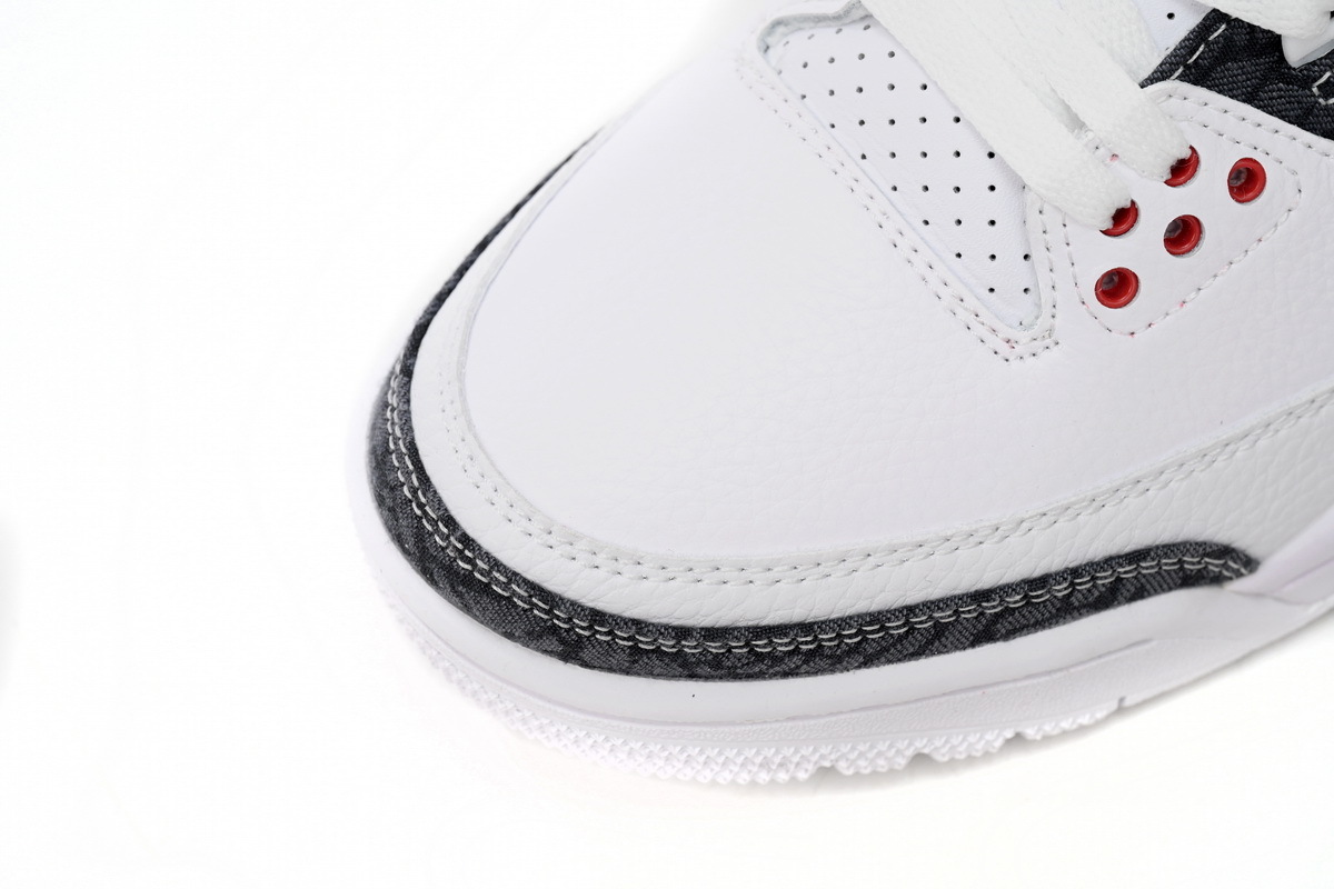 Coco Shoes Air Jordan 3 Retro SE Fire Red Denim CZ6431-100 - Cocoshoesvip.net
