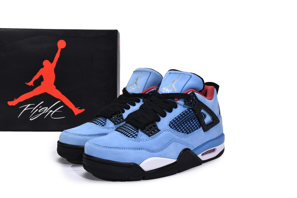 Coco Shoes Air Jordan 4 Retro Travis Scott Cactus Jack 308497-406 - Cocoshoesvip.net