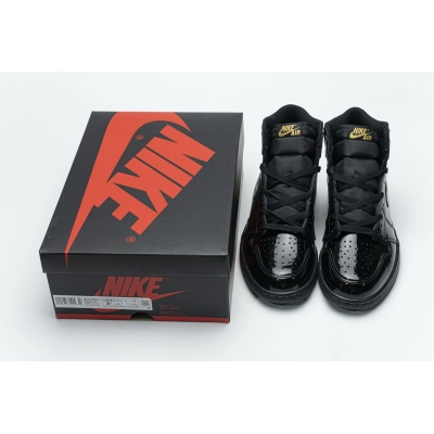 Air Jordan 1 Retro High Black Metallic Gold 555088-032 02