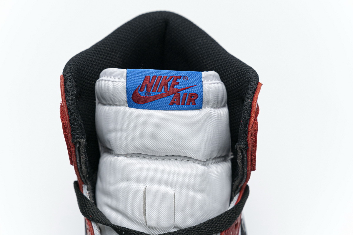 Coco Shoes Air Jordan 1 Retro High Spider-Man Origin Story 555088-602 - Cocoshoesvip.net