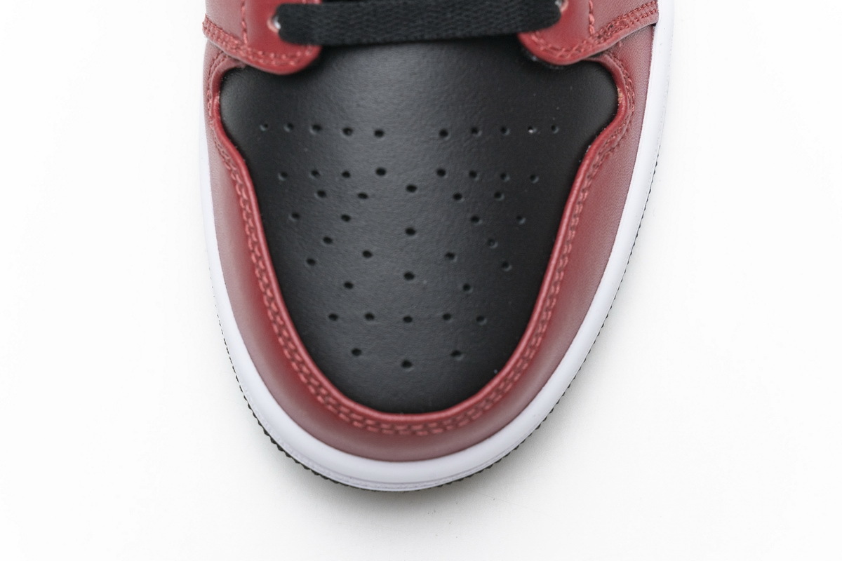 Coco Shoes Air Jordan 1 Mid Chicago Black Toe 554725-069 - Cocoshoesvip.net