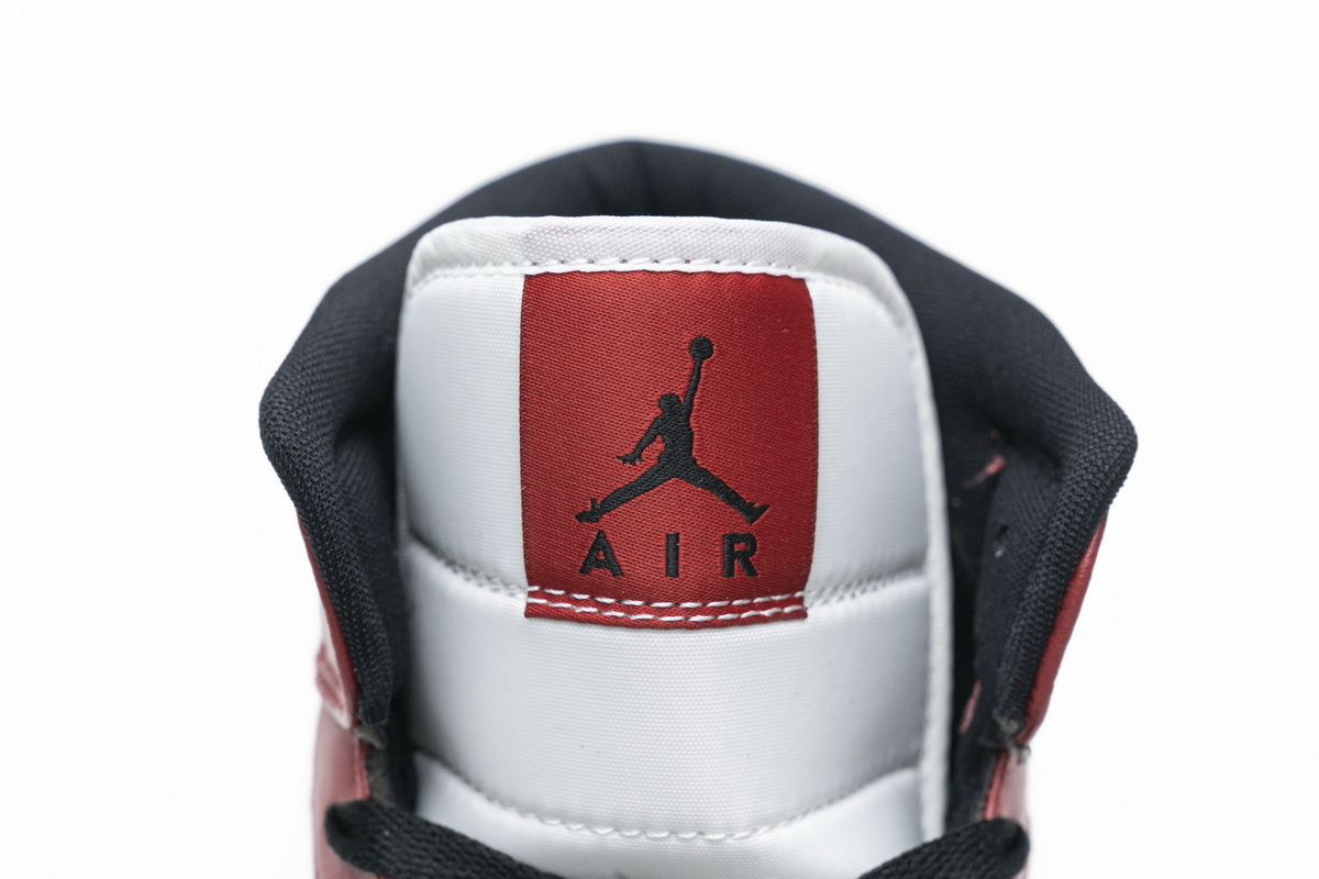 Coco Shoes Air Jordan 1 Mid Chicago Black Toe 554725-069 - Cocoshoesvip.net