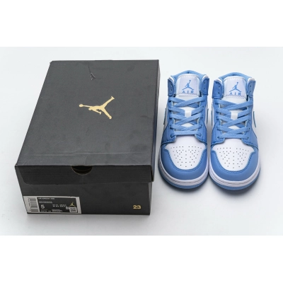 Coco Shoes Air Jordan 1 Mid Retro UNC 554724-106 01