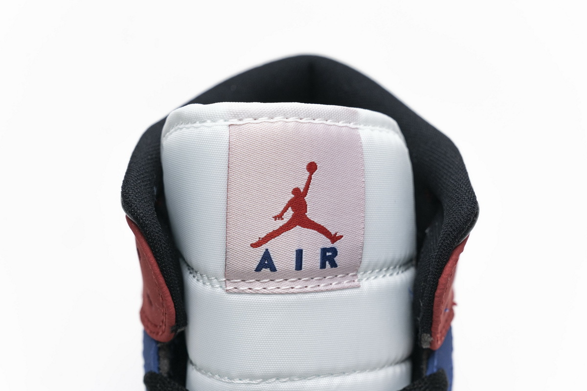 Coco Shoes Air Jordan 1 Mid Multi-Color Swoosh 852542-146 - Cocoshoesvip.net