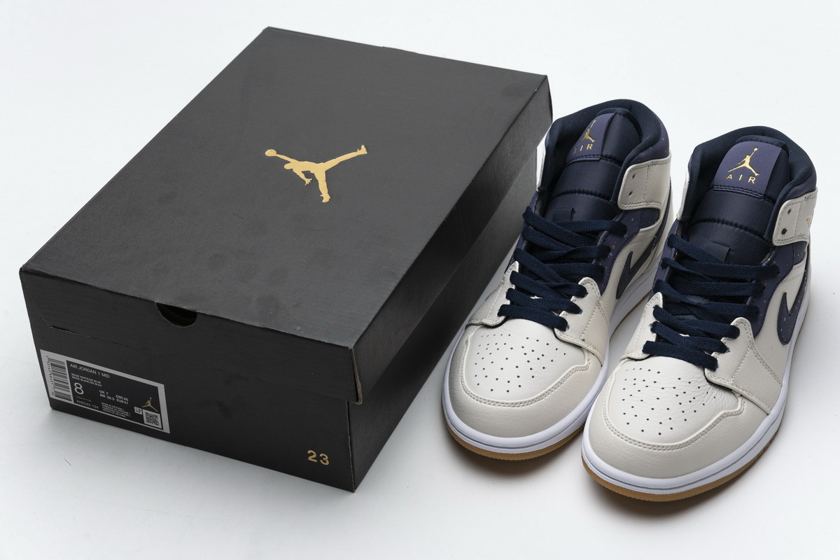 Coco Shoes Air Jordan 1 Retro Mid Jeter AH6342-104 - Cocoshoesvip.net