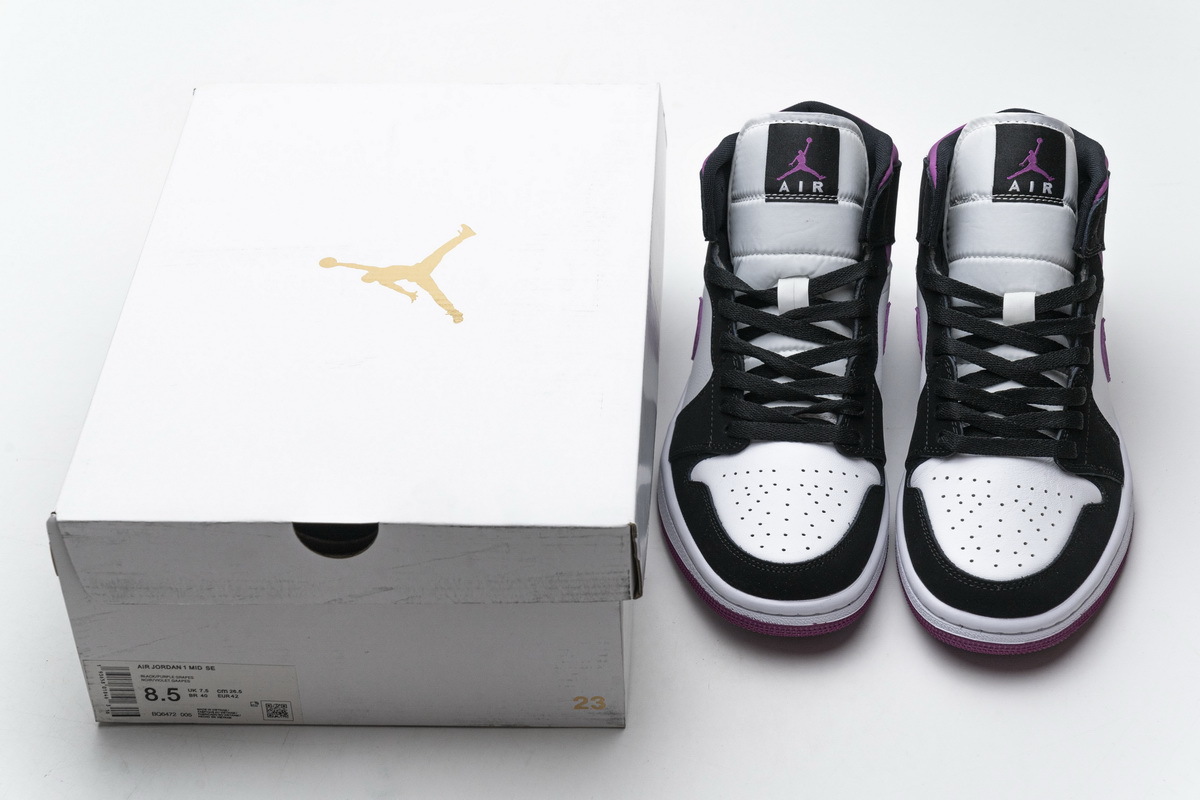 Coco Shoes Air Jordan 1 Mid Magenta (W) BQ6472-005 - Cocoshoesvip.net