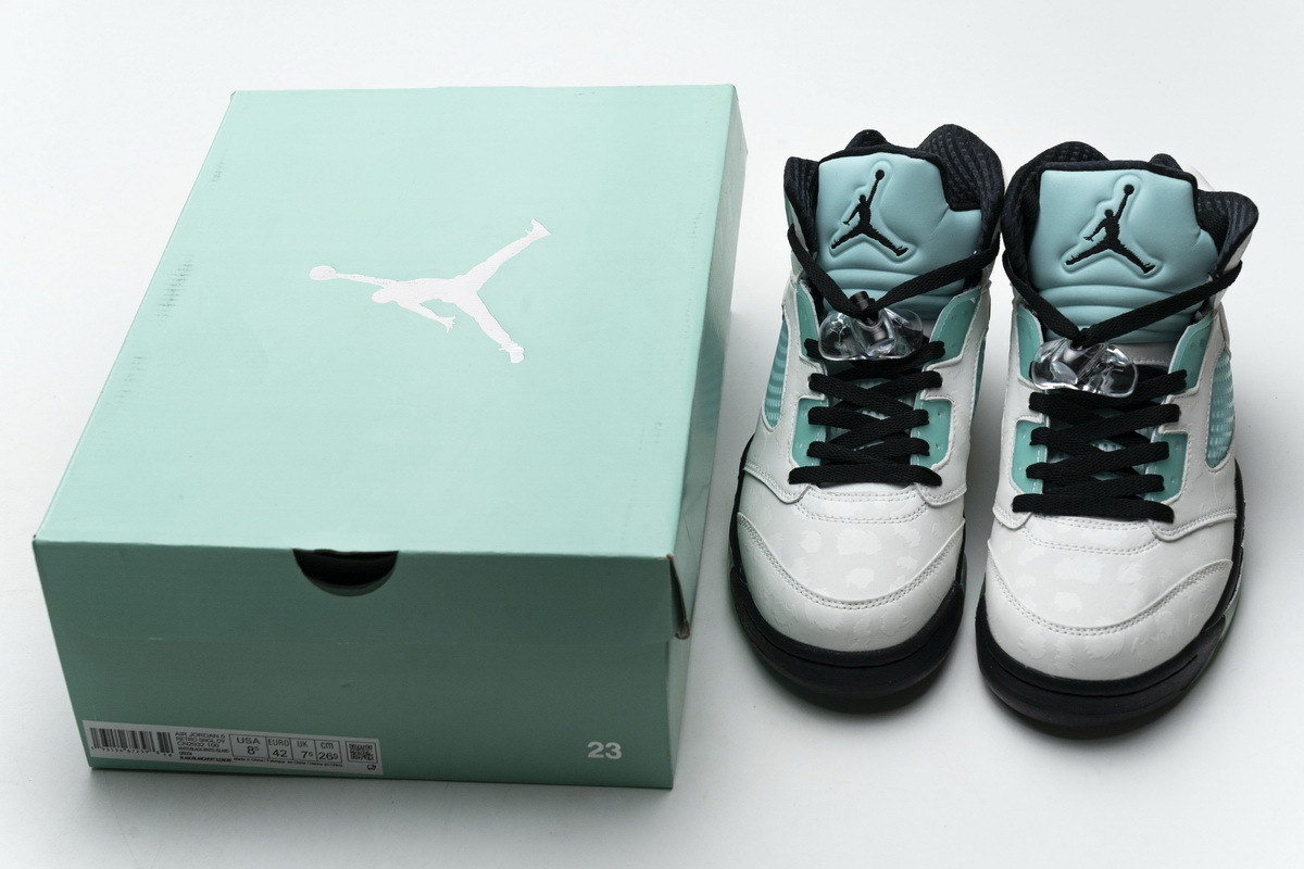 Coco Shoes Air Jordan 5 Retro Island Green CN2932-100 - Cocoshoesvip.net