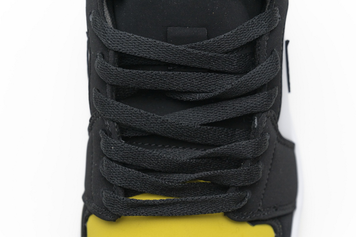 Coco Shoes Air Jordan 1 Mid Yellow Toe Black 852542-071 - Cocoshoesvip.net