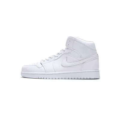 Air Jordan 1 Mid GS White 554725-109 01