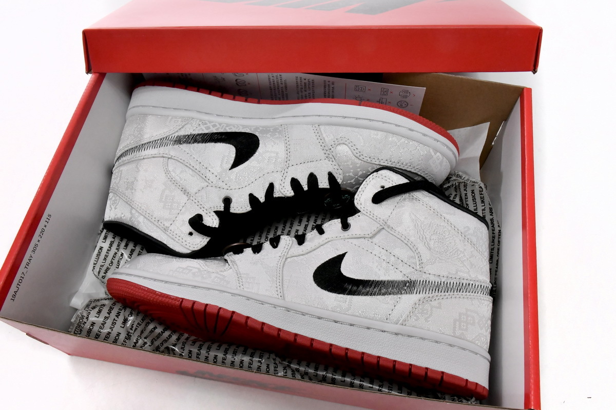 Coco Shoes Air Jordan 1 Mid SE Fearless Edison Chen CLOT CU2804-100 - Cocoshoesvip.net