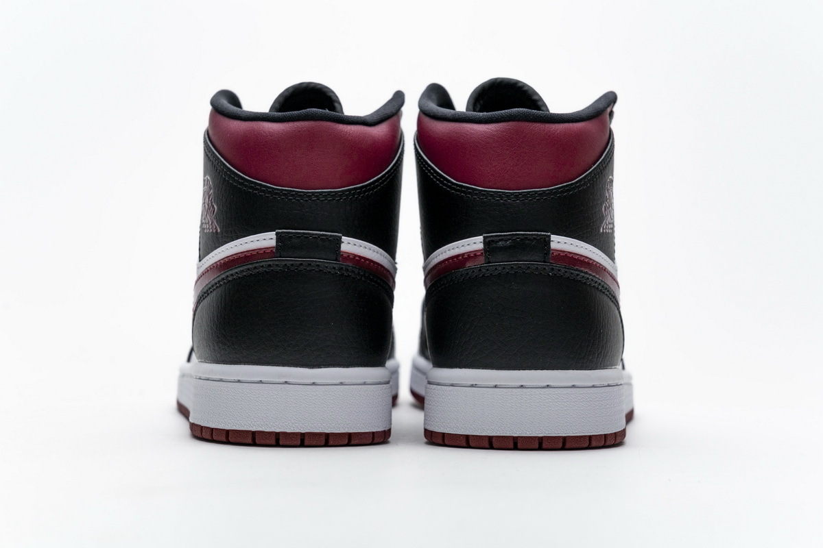 Coco Shoes Air Jordan 1 Mid Bred Toe 554724-066 - Cocoshoesvip.net